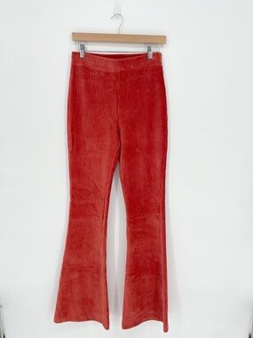 Aerie Ribbed Velour Flare Pants
